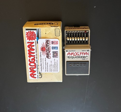 Boss equalizer pedal - boss,
